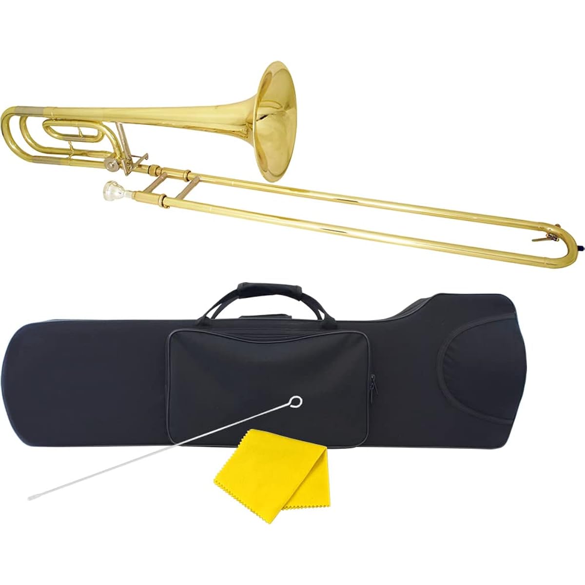 Soleil Tenor Bass Trombone, Large Shank (Thick Tube) [Semi-Hard Case Included]