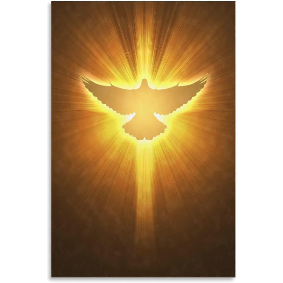 Holy Spirit Dove Abstract Art Poster Illustration (9) Wall Art Painting Canvas Wall Decor Home Decoration Living Room Decor Aesthetic Print 16x24inch(40x60cm) Unframed Style