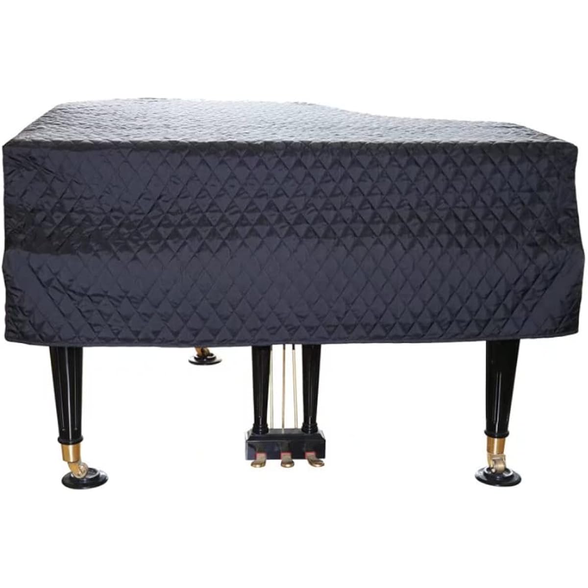 Wrgadenor Grand Piano Cover Double Side Waterproof Nylon Fabric Thick Embossed Cotton Lining Dustproof Cover 160cm (63inch)