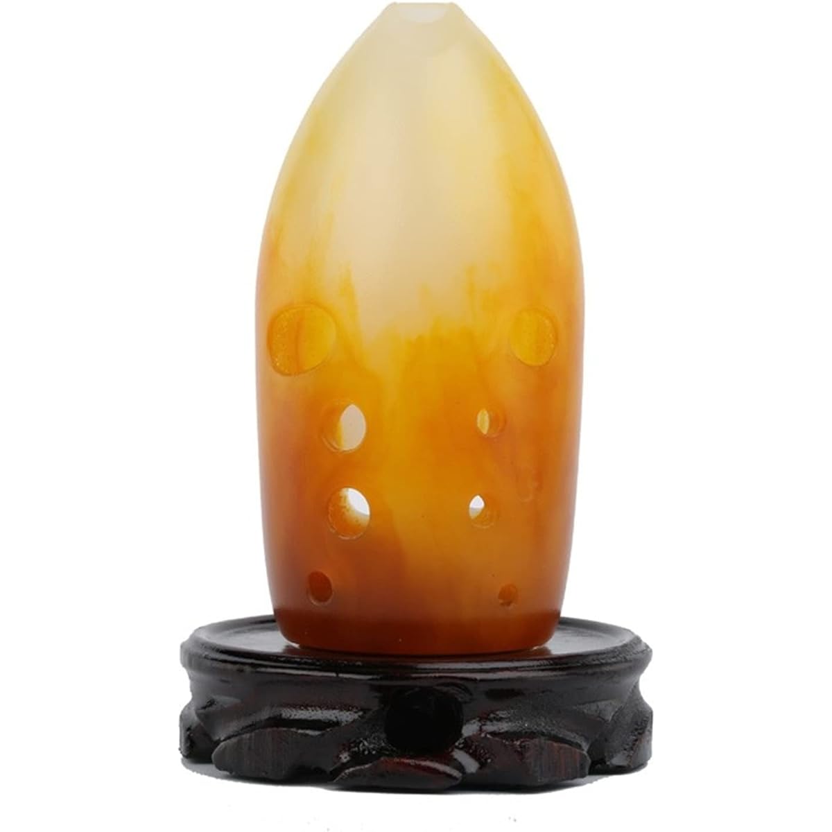 Wide Range 10 Holes Resin Pottery Xun Double Cavity Portable Pen Holder Beginner Self-Taught G-tune Ocarina Ocarina Musical Instrument
