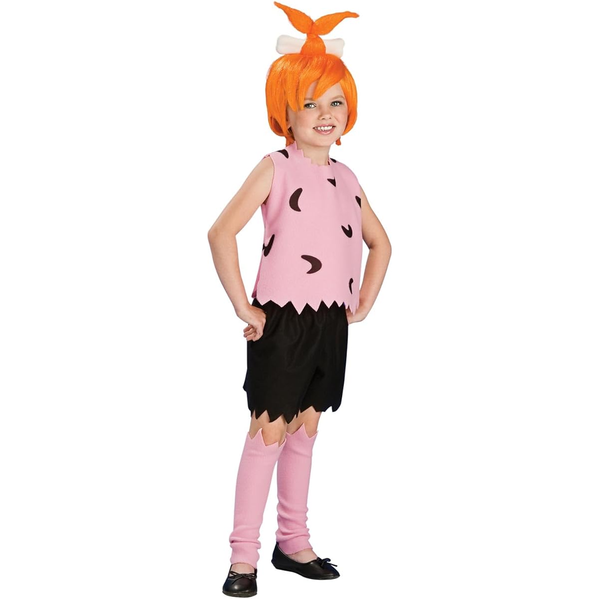 The Flintstones Pebbles Children's Costume♪Halloween♪Size: Small (4/6)