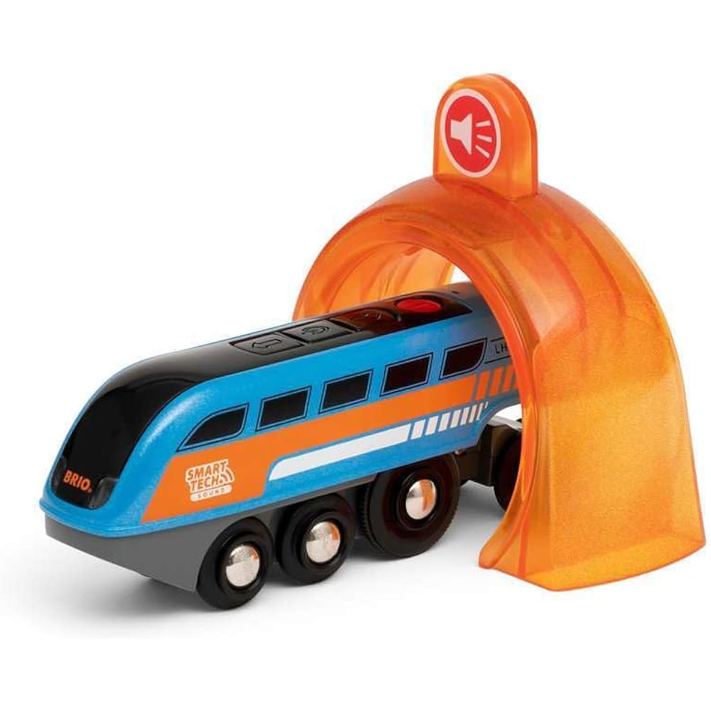 BRIO Smart Tech Sound Engine Ages 3+ (Electric Vehicle Train Toy Wooden Rail) 33971