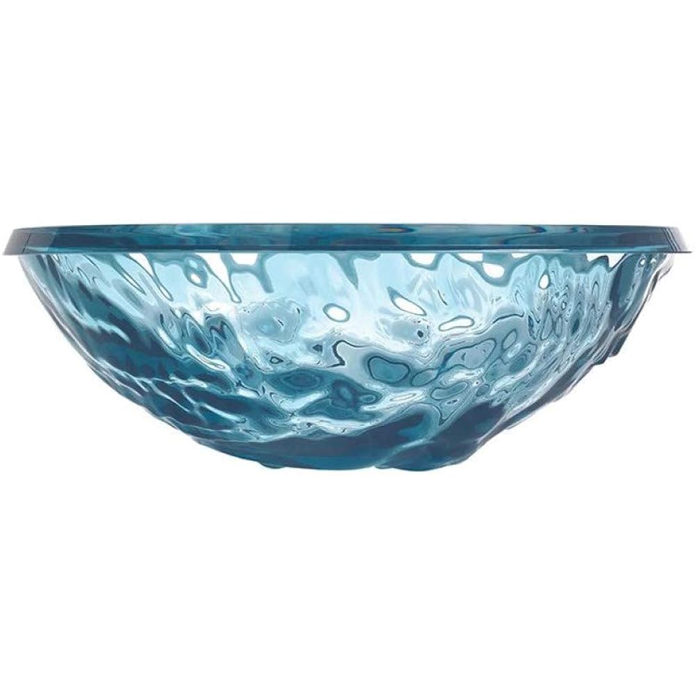 Kartell Large/Container/Ball/Bottle Moon Diameter 45/H16.5(cm) Light Blue (E4 Blue) SFAC-K1220-E4 Mario Bellini [Authentic Domestic Distributor]