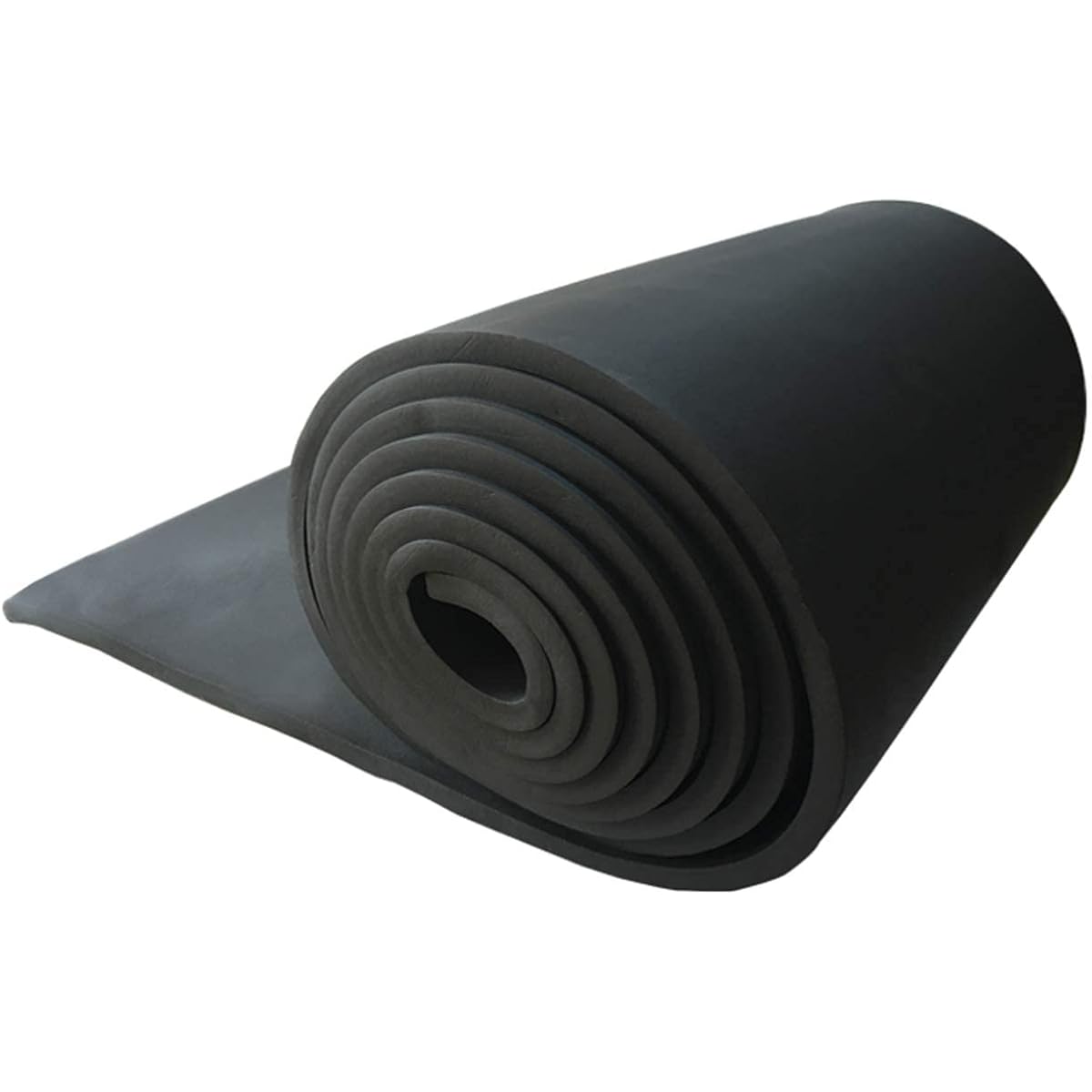 Black Soundproof Cotton, Family Car Soundproof Mat Stadium Drum Room Sound Absorbing Cotton for Wall Floor (Black 1*5M) (Black 1*5M)