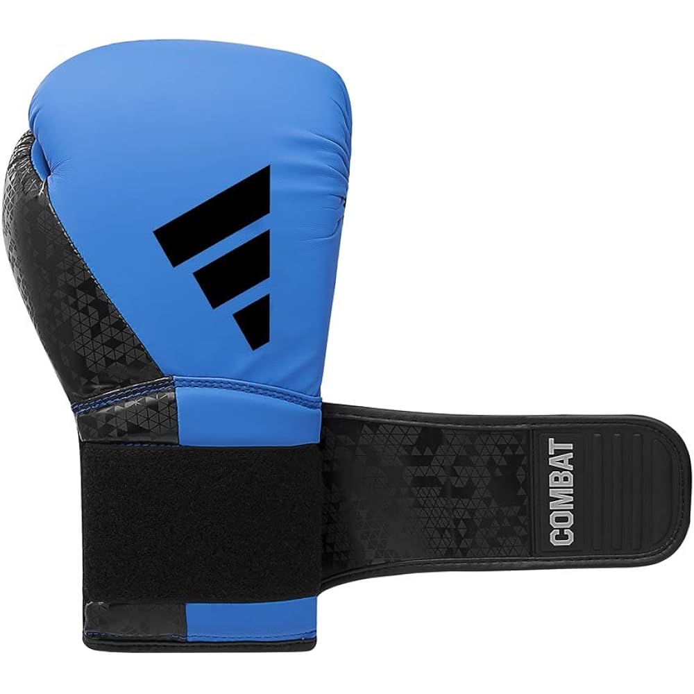 adidas Boxing Gloves FLX3.0 Combat 50 ADIC50TG //Adidas Boxing Gloves Sparring Gloves Kickboxing (16oz, Blue)