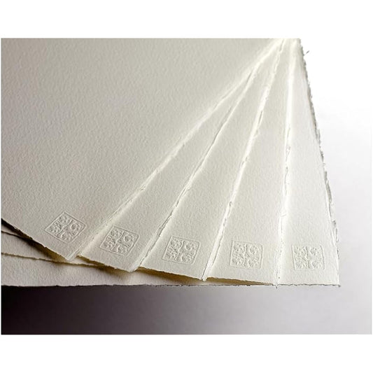 4 x Saunders Waterford 640gsm (300lb) cold pressed high white 28x38cm - Watercolour paper