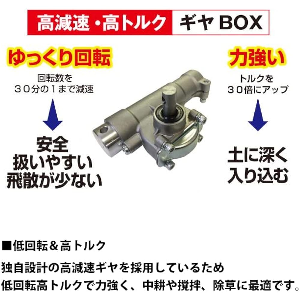 Idec Tillage Rotor Quick Tiller AQT-TK15 《Brush Cutter Attachment》