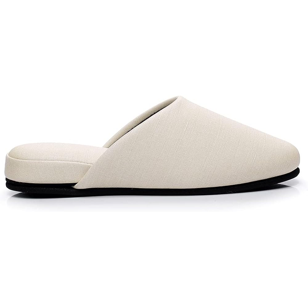 [MOON ROOM] Set of 4 pairs of indoor slippers for guests, 2 pairs for men, 2 pairs for women, indoor for guests [Can be wiped with water] [Stain-resistant] [Alcohol-resistant and sodium hypochlorite-resistant]