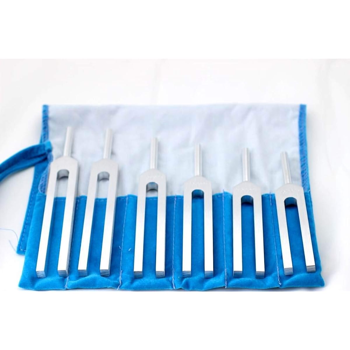 Solfeggio Tuner Tuning Fork Set of 6 Crystal Ones (crystal that sounds the tuning fork)/Cushion pouch/Japanese manual included Genuine BIOSONICS Solfeggio Tuners