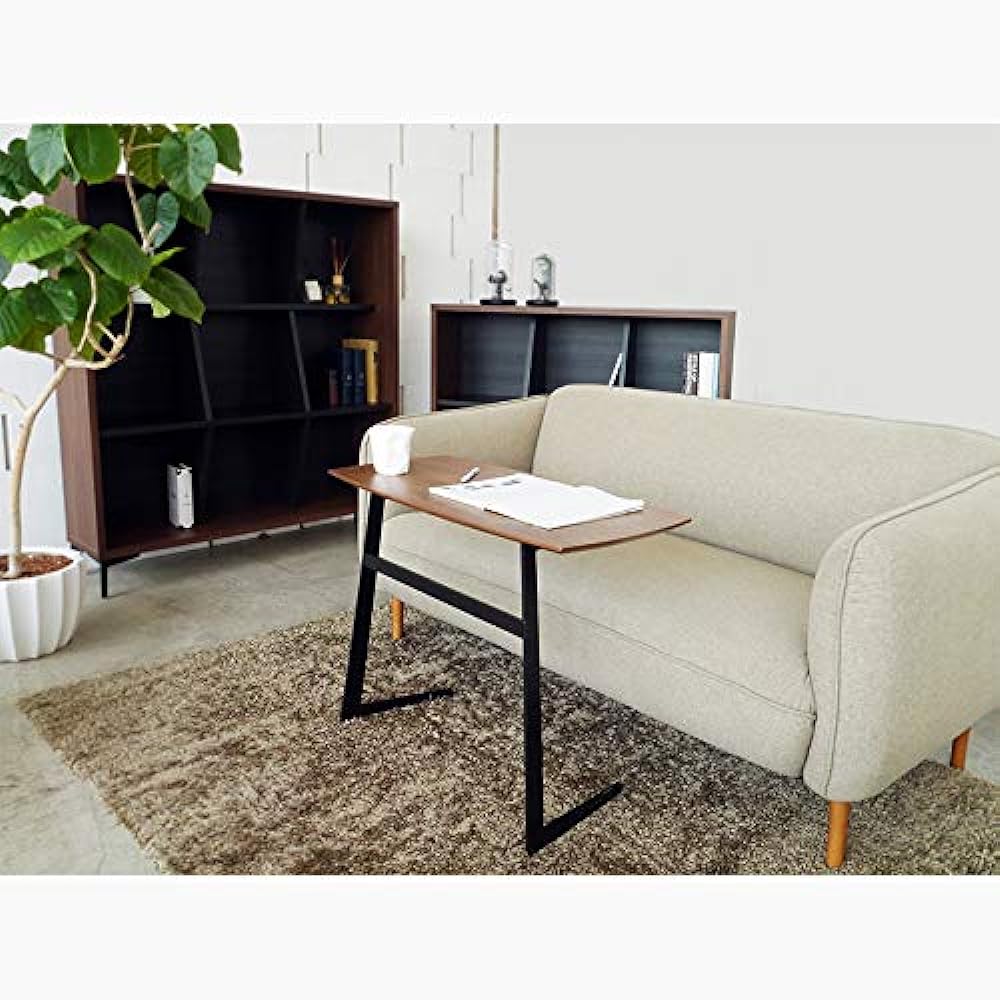 Gart Side Table Brown Width 80cm Faye