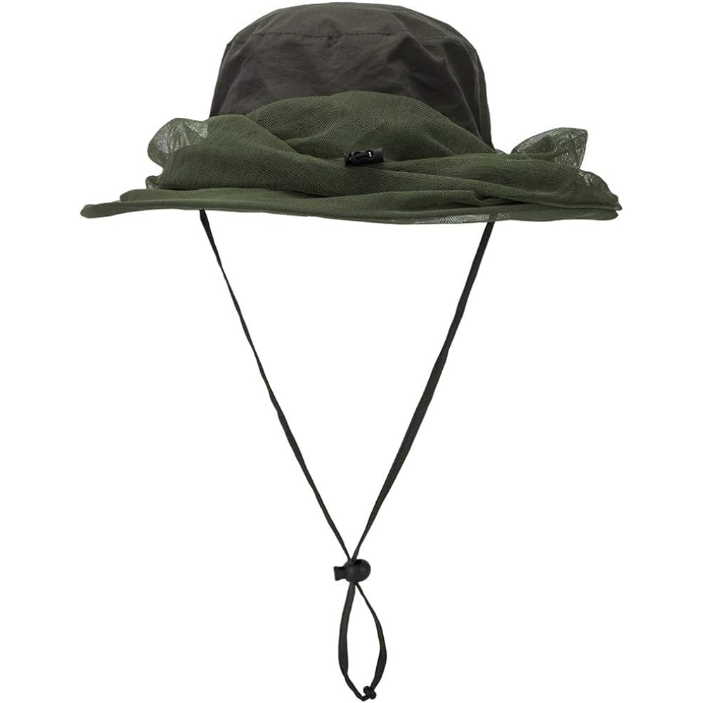 [Connectail] Unisex Outdoor Summer Mosquito Bee Insect Repellent Hat Sun Shade Hat for Farming UV Protection Gardening Safari Hat Fishing Hat