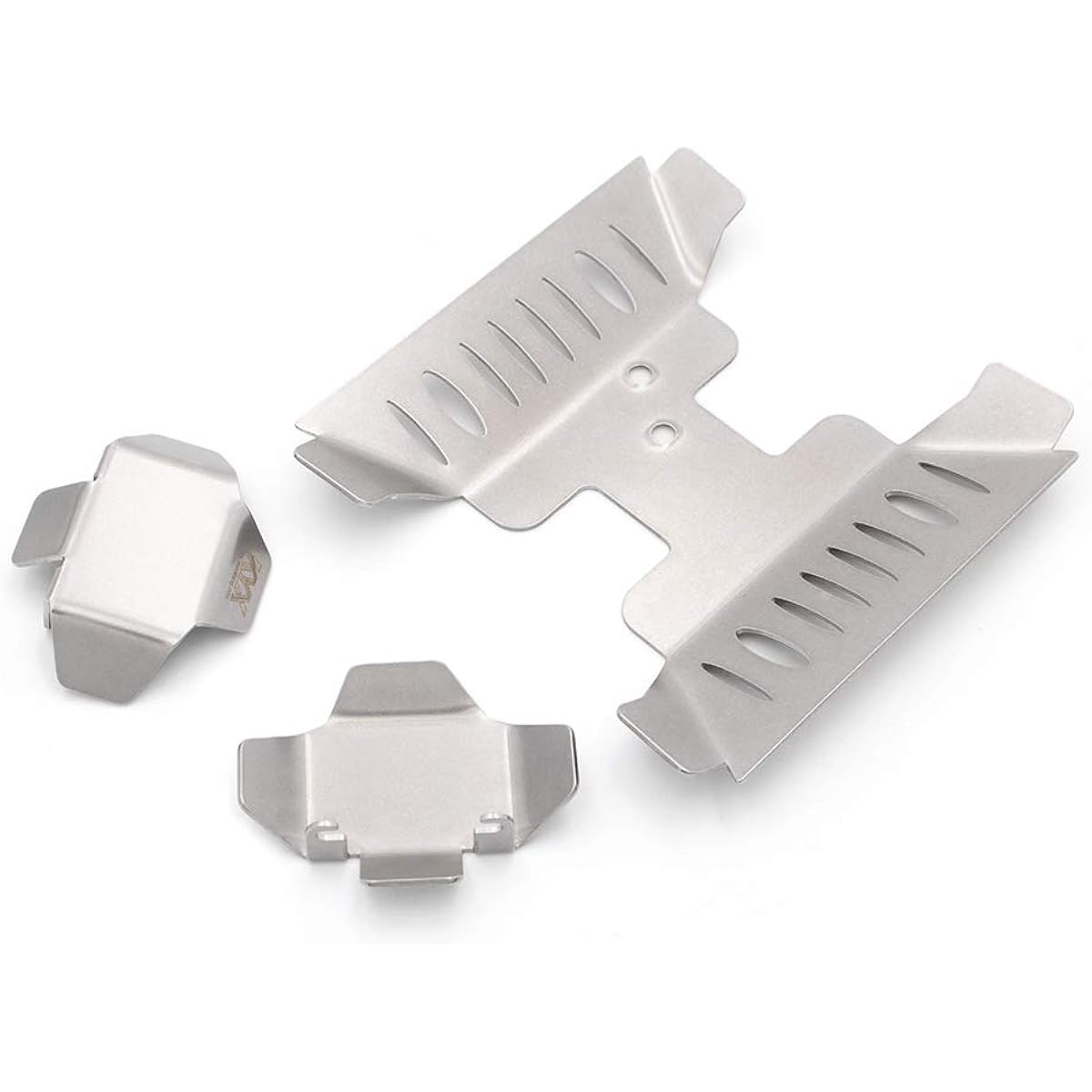 KYX Racing Stainless Steel Axle Protection Plate Frame Protector Chassis Guard Board Upgrade Accessories for RC Crawler Axle Capra Unlimited Trail Buggy UTB