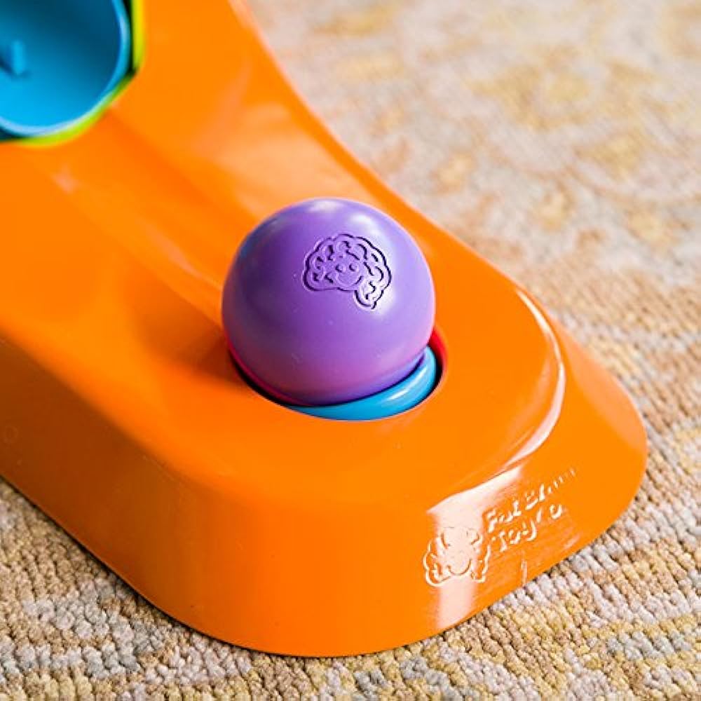 Fat Brain Toys Baby Toy Roll Again Tower Infant Educational Toy [Genuine Product]