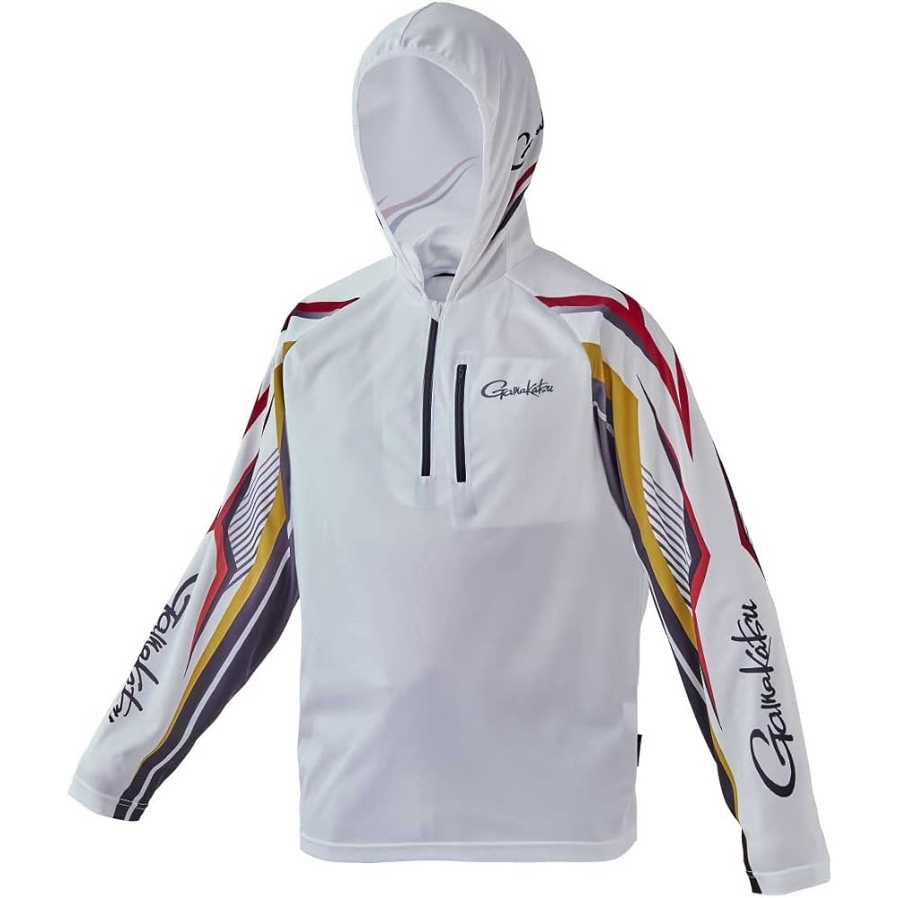 [Gamakatsu] 2WAY print zip shirt hoodie