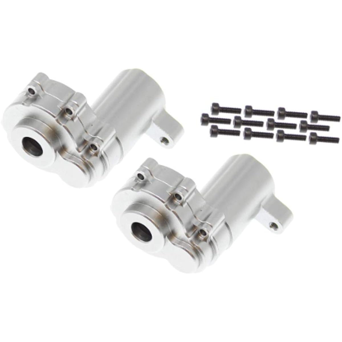 Redcat Racing RER11407 Aluminum Rear Outer Portal Housing Set for Everest 8 Gen Scout II Silver
