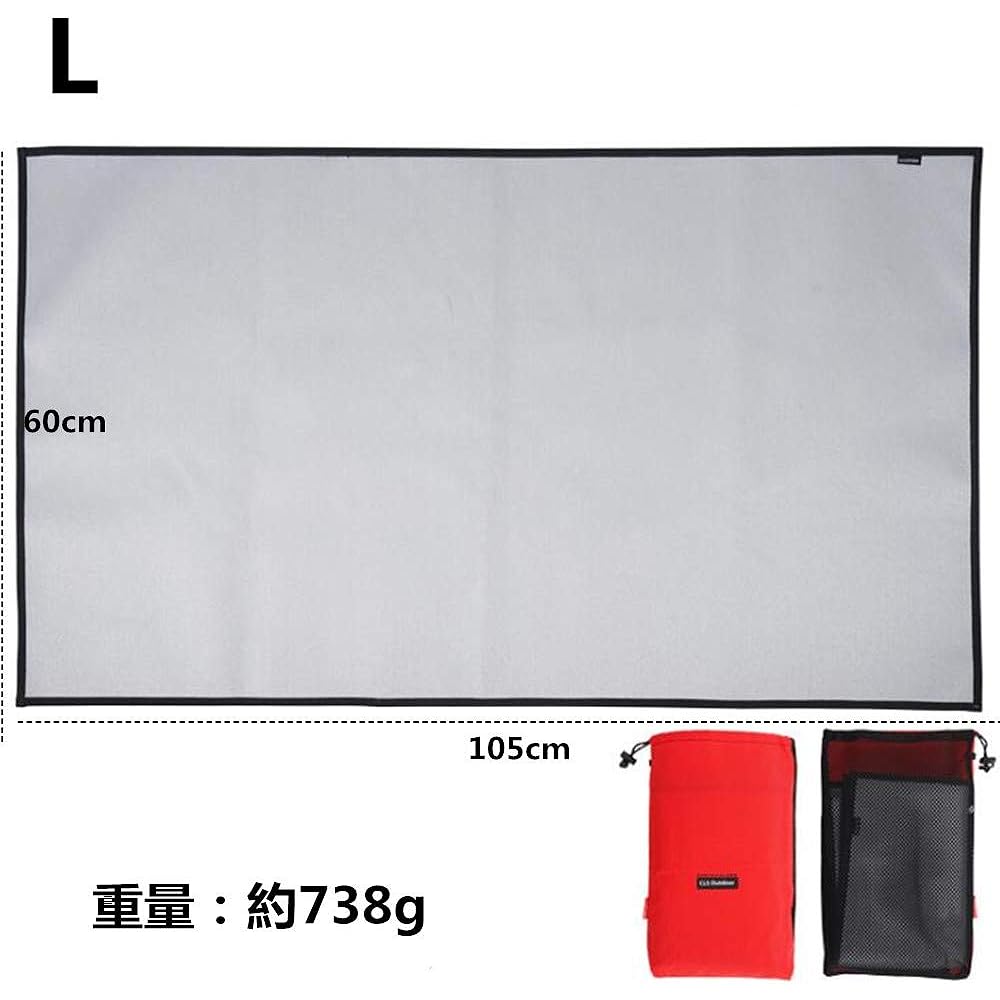 Tumecos Outdoor Bonfire Sheet Camping Heat Resistant Sheet Bonfire Sheet Stove Sheet Glass Fiber Silicone Coating Bonfire Sheet Fire Retardant Sheet Camping Sputter Sea Nonflammable Sheet Burner Sheet Heat Resistant Flame Retardant Fire Retardant Storage