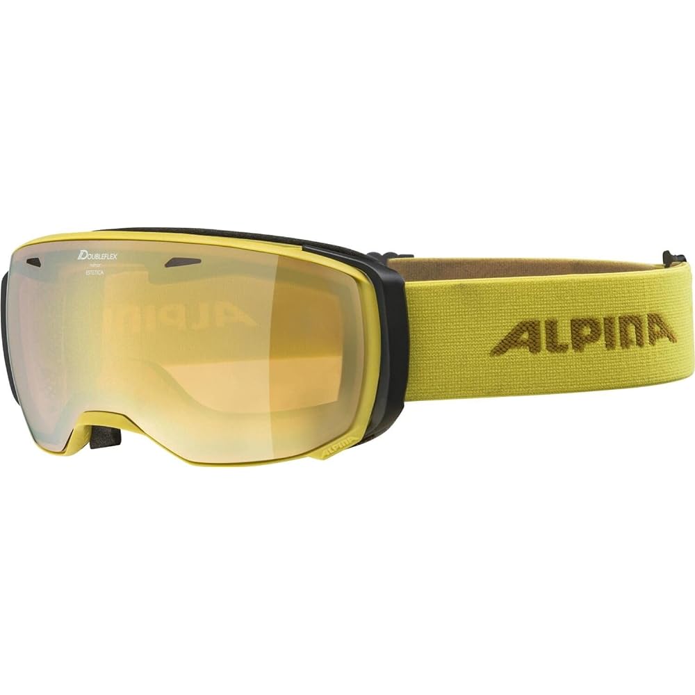 ALPINA Ski Snowboard Goggles Unisex Compact Type Mirror Lens Glasses Can Be Used ESTETICA Q LITE