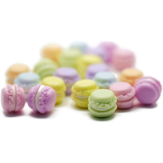 1shopforyou 20pcs French Macaron Recipe Dollhouse Miniature Food Kitchen