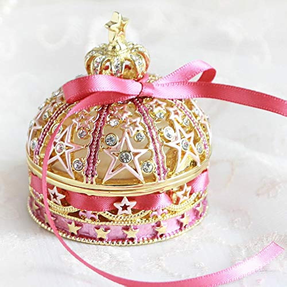 <Crown Prima Stella with Ribbon> Pierce [Shop that purchases directly from Pierce] (Berry Pink)