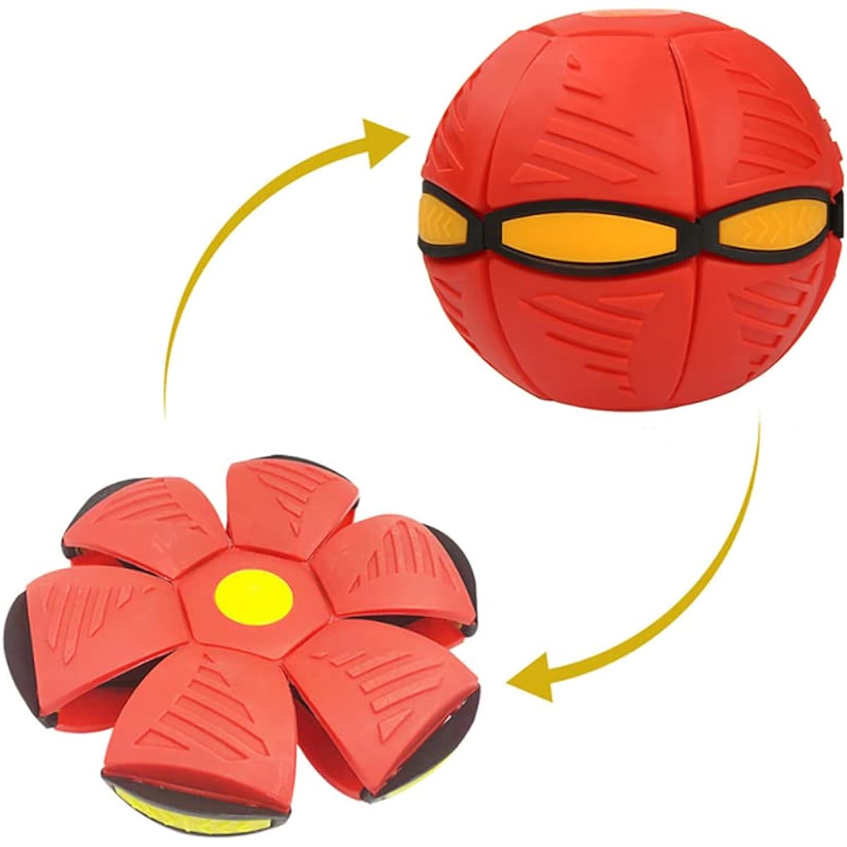 wwuddong magic ball magic ball toy flying saucer magic ball portable flying toy creative flying saucer stepping magic ball decompression flying flat throw disc ball toy