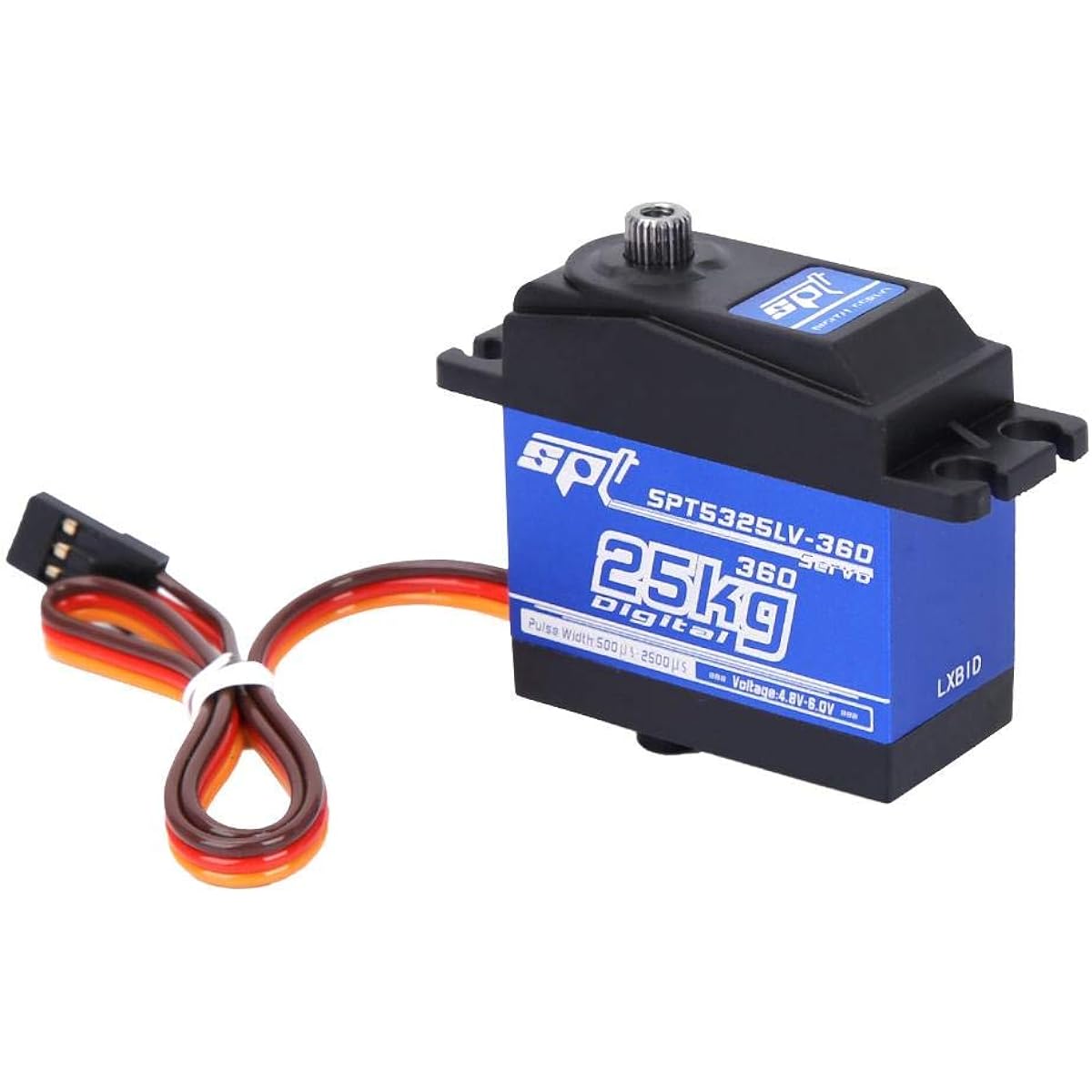 Drfeify RC Digital Servo 1500μs/330hz SPT5525LV-360 25KG Digital Servo Robot RC Upgrade Parts