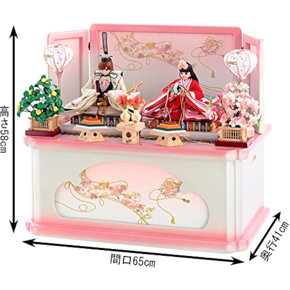 Hina doll Licca-chan Kyugetsu Hina doll Storage decoration Prince and princess decoration Serial number included h313-ri-245