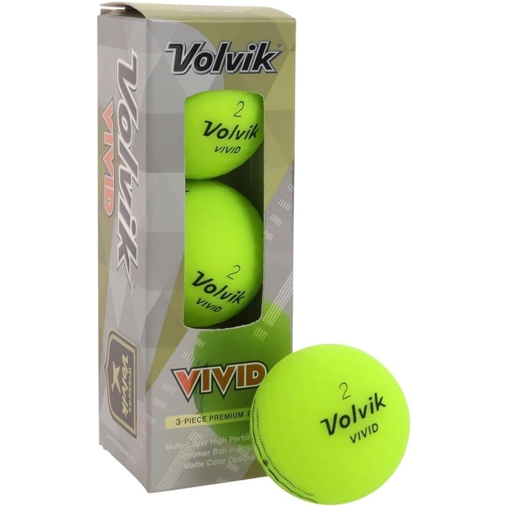 2022 Volvik Golf Ball VIVID 22 Green