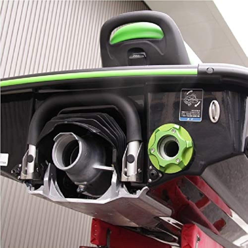 UL14010 UNLIMITED Exhaust Cover TYPE6 KAWASAKI ULTRA/STX Series Kawasaki Runabout Unlimited Jet Ski Watercraft (Red)