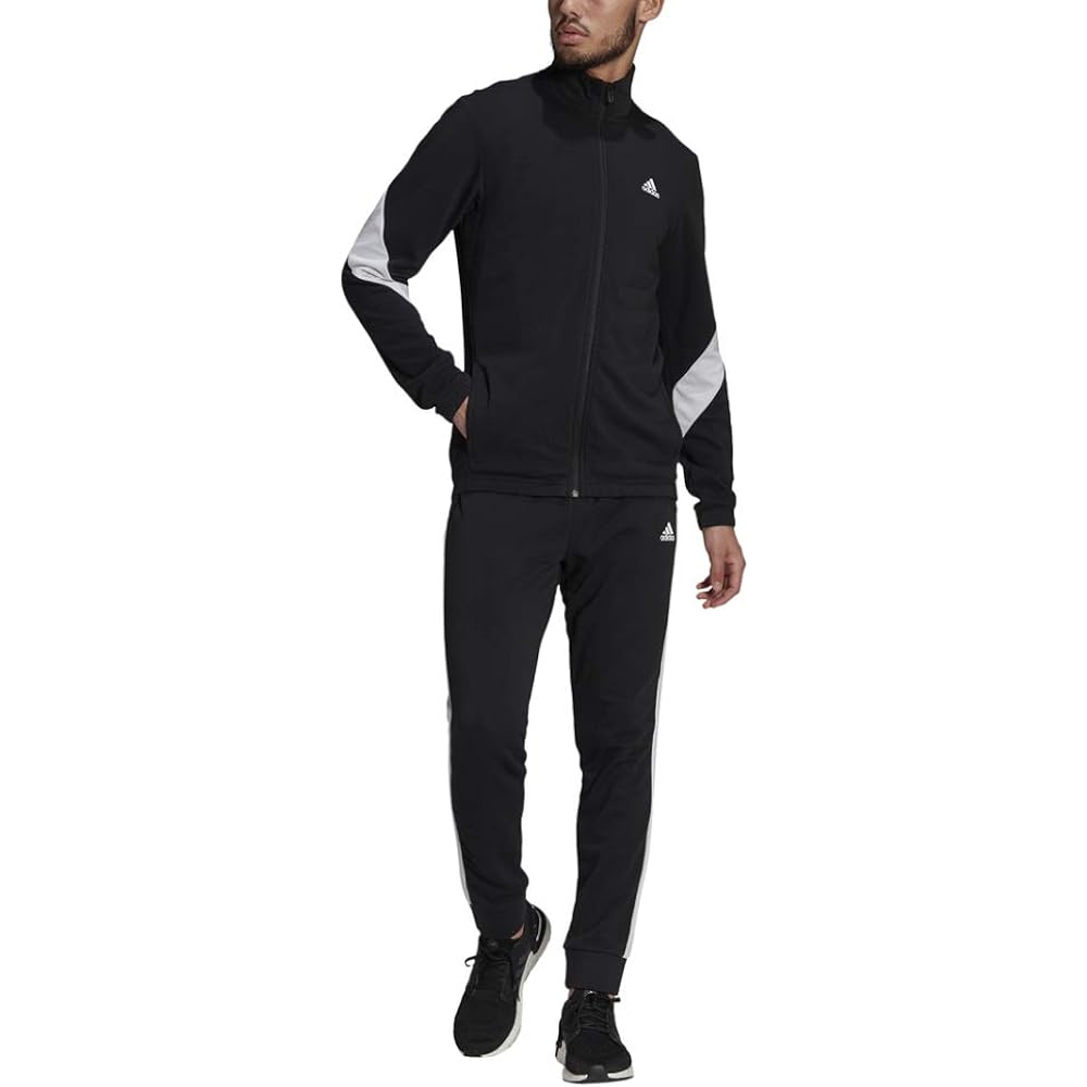 [Adidas] Jersey Top and Bottom Set Sportswear Cotton Tracksuit 24015 Men's