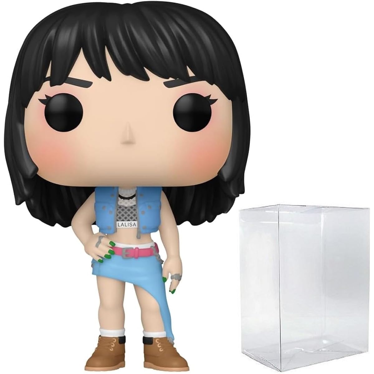 POP Rocks: Blackpink - Lisa Funko Vinyl Figure (with Compatible Box Protector Case) Multicolor 3.75"