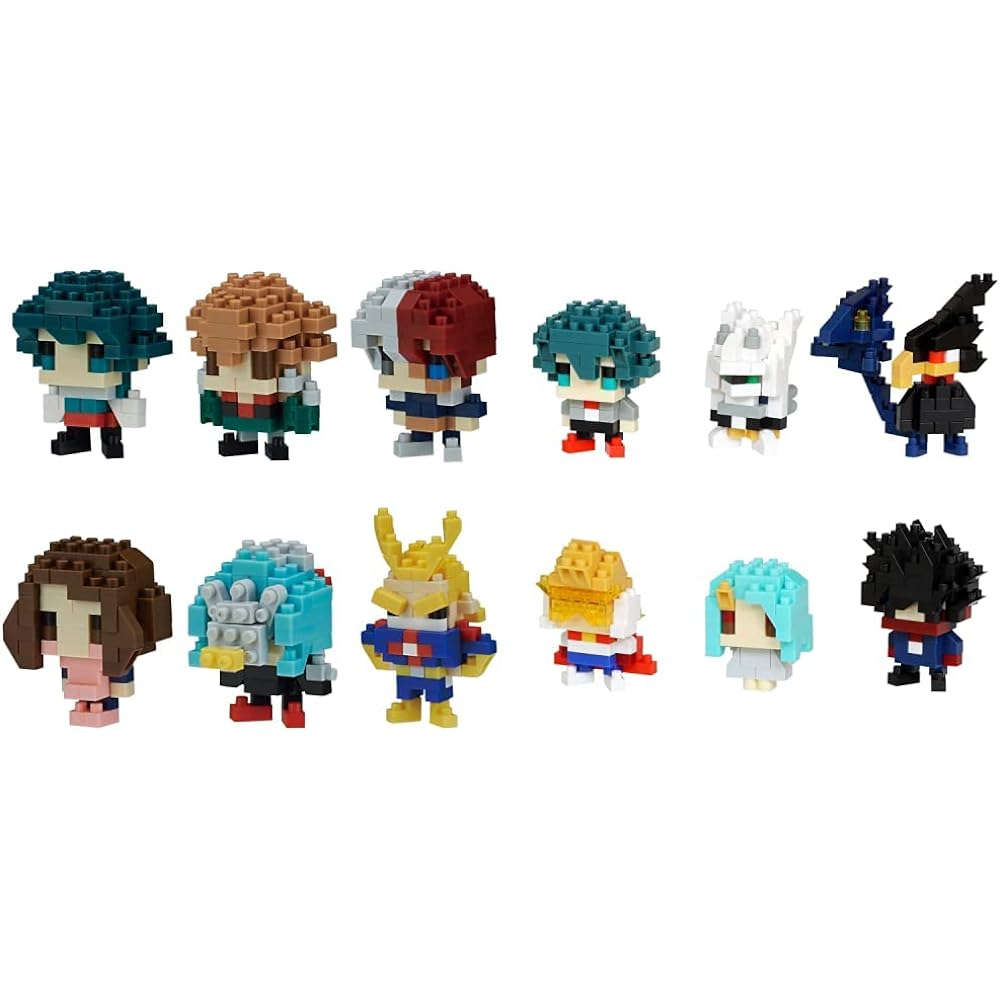[Nano Block Chibi Maruko-chan Set] Kawada Mini Nano Chibi Maruko-chan NBMC_10S1BOX = 6 pieces, total 6 types + Mini Nano Chibi Maruko-chan vol.2 (BOX) NBMC_30S1BOX = 6 pieces, total 6 types