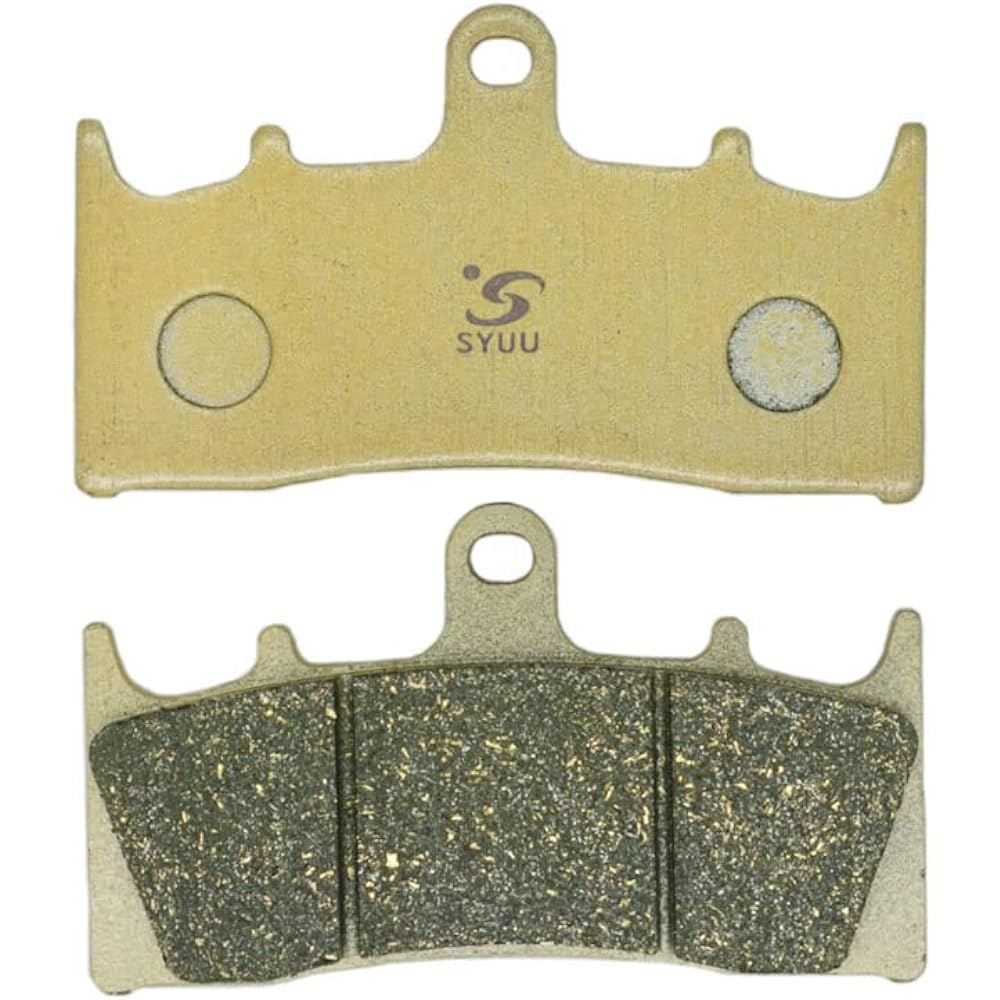 SYUU Motorcycle Replacement Front Rear Brake Pads Suzuki GSXR 1000 2001-2002 GS 1200 2001 GSX 1400 2001-2007 FA188F FA254R