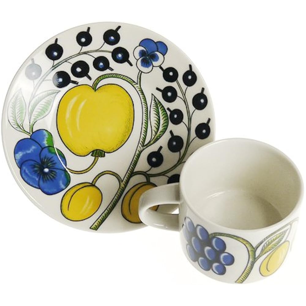 ARABIA Paratissi Tea Cup & Saucer 0.28L [Parallel Import]