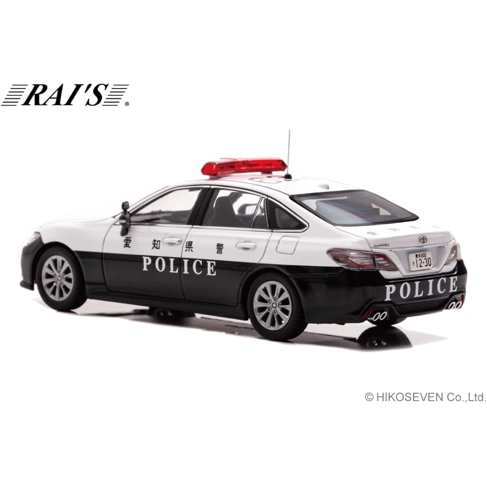 RAI'S 1/43 Toyota Crown (ARS220) 2022 Aichi Prefectural Police Expressway Traffic Police Force Vehicle (632) Completed Product