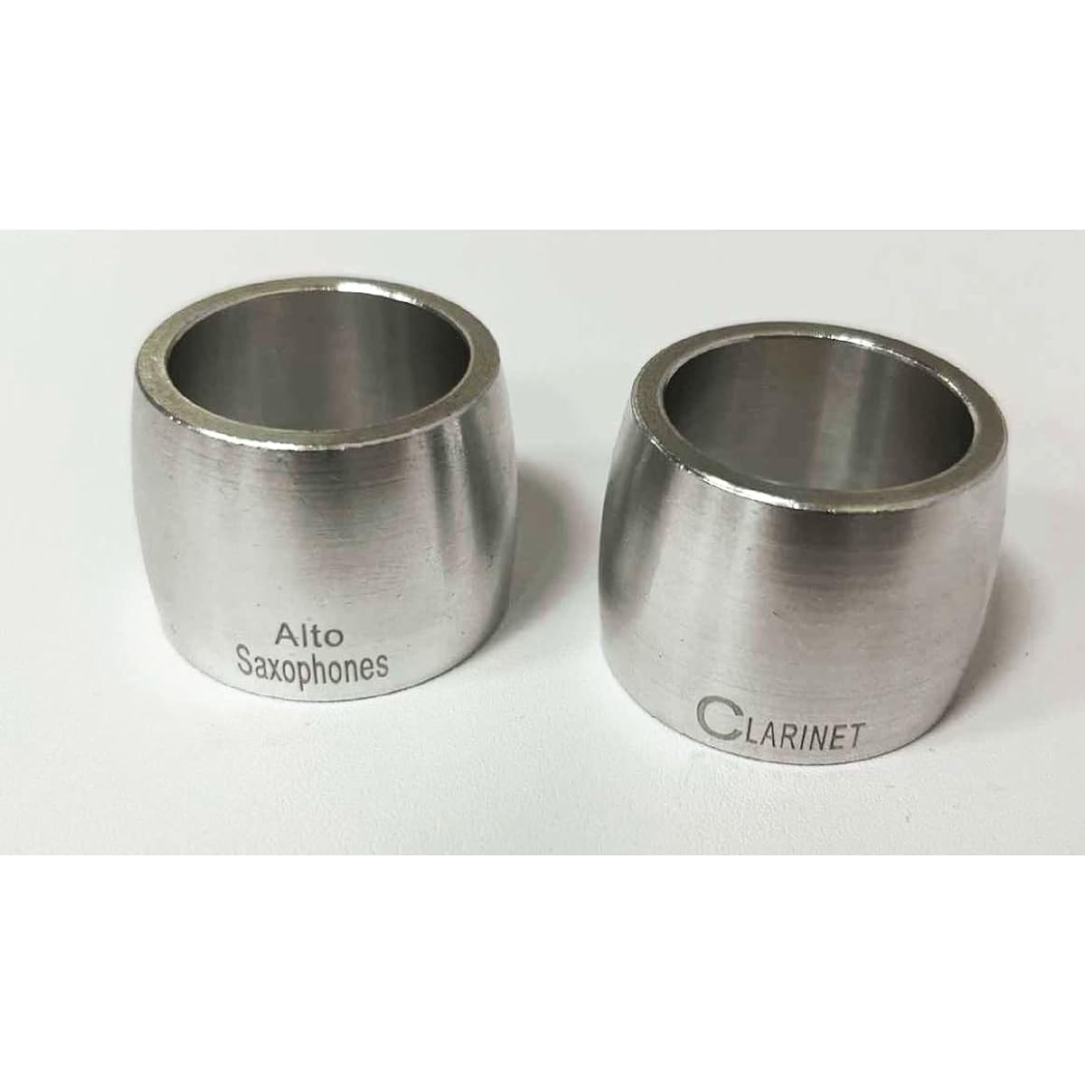 TUOREN Chrome Alto Saxophone Ligature Zipper Compact Durable Alto Saxophone Rubber Bakelite Mouthpiece