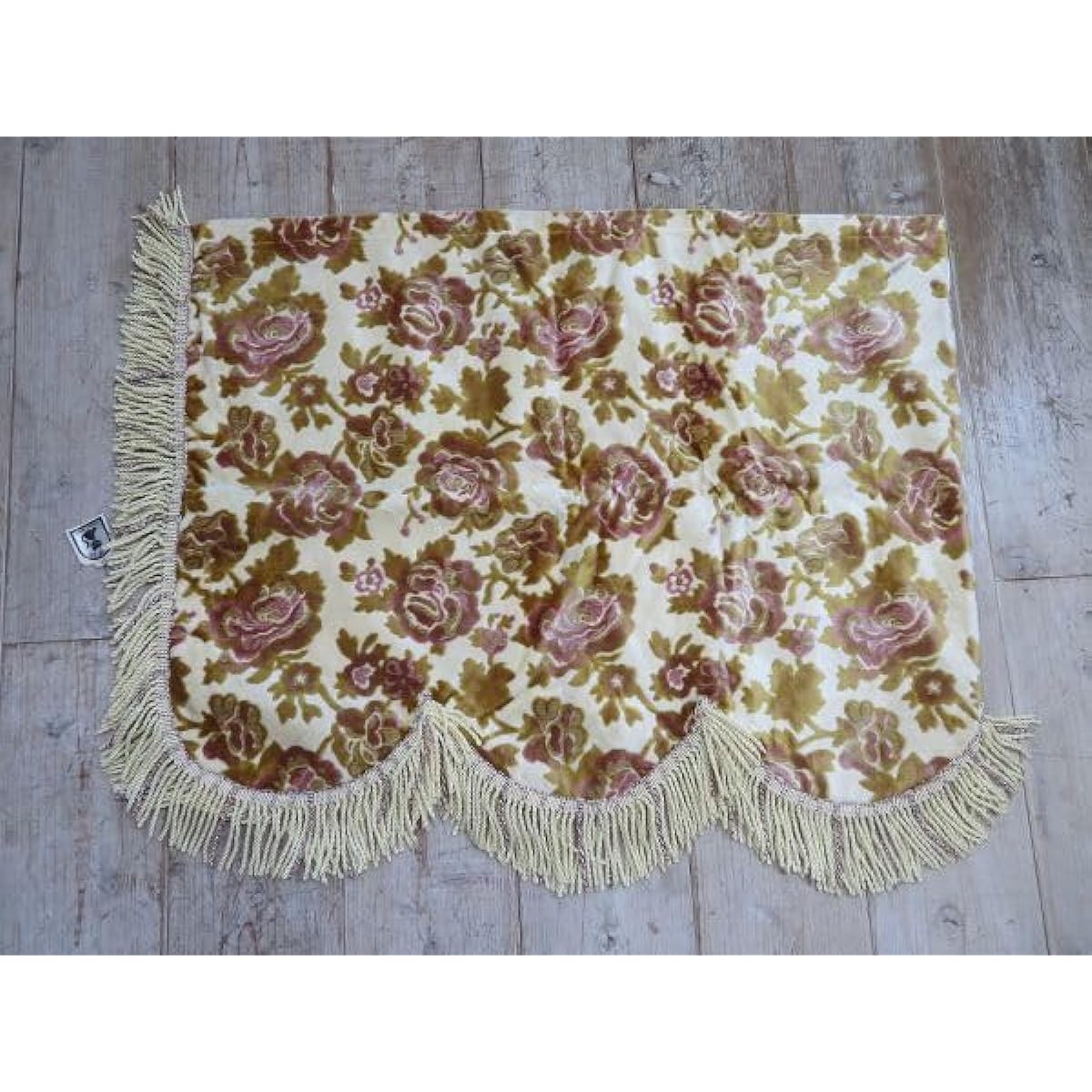 Velvet piano top cover that had been stored for a long time in a tea farmer's barn ⇒ Showa retro stylish remake of scraps D0910