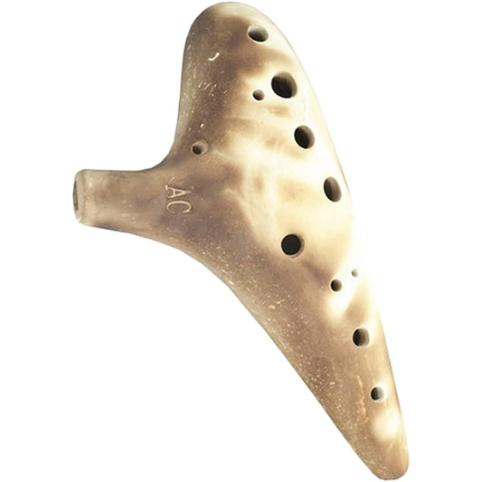 12 Holes Smoked Alto C Key Unglazed Ceramic Ocarina 12 Holes Student Ocarina Musical Instrument Ocarina Instrument