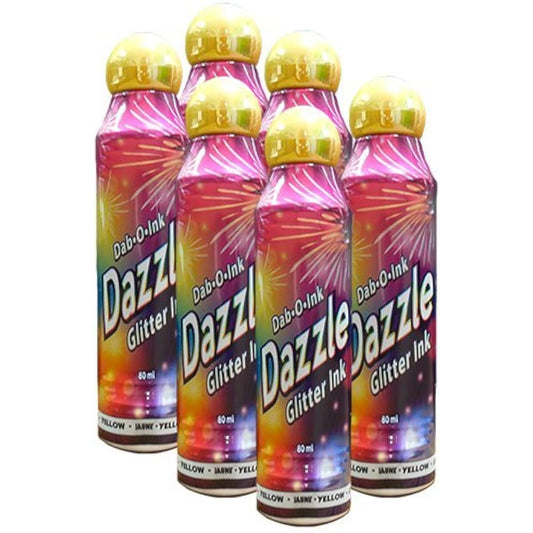 Six Pack 3oz Dazzle Yellow Bingo Dauber