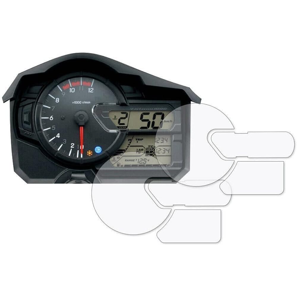 Motorcycle Instrument Film Motorcycle Instrument Cluster Scratch Protection Film Screen Protector Suzuki V-Strom 650 1000 DL1000 (Color : 5pcs)
