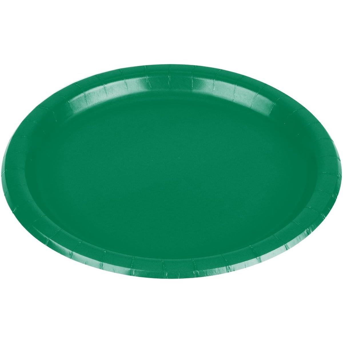 Festive Green Round Paper Plates 9 Inch Pack of 20 Party Supplies