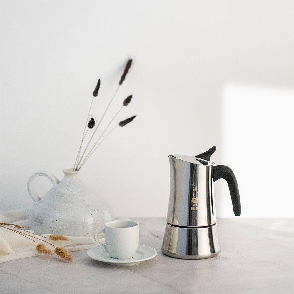 Bialetti Moon Exclusive 4 Cup Open Fire/IH (Coffee Maker Espresso Maker Macchinetta)