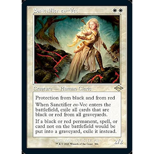 Magic: The Gathering - Sanctifia en-Vec (386) - Retro Frame - Modern Horizons 2