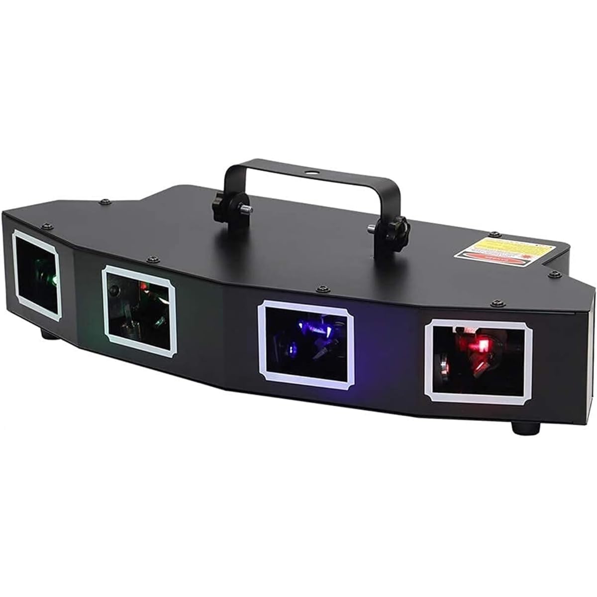 Disco Lights, 4 Lens RGBY Sound Activated DJ LED Party Light Stage Sector Lighting, Compatible with Controller, for Birthday DJ Dance Party Show