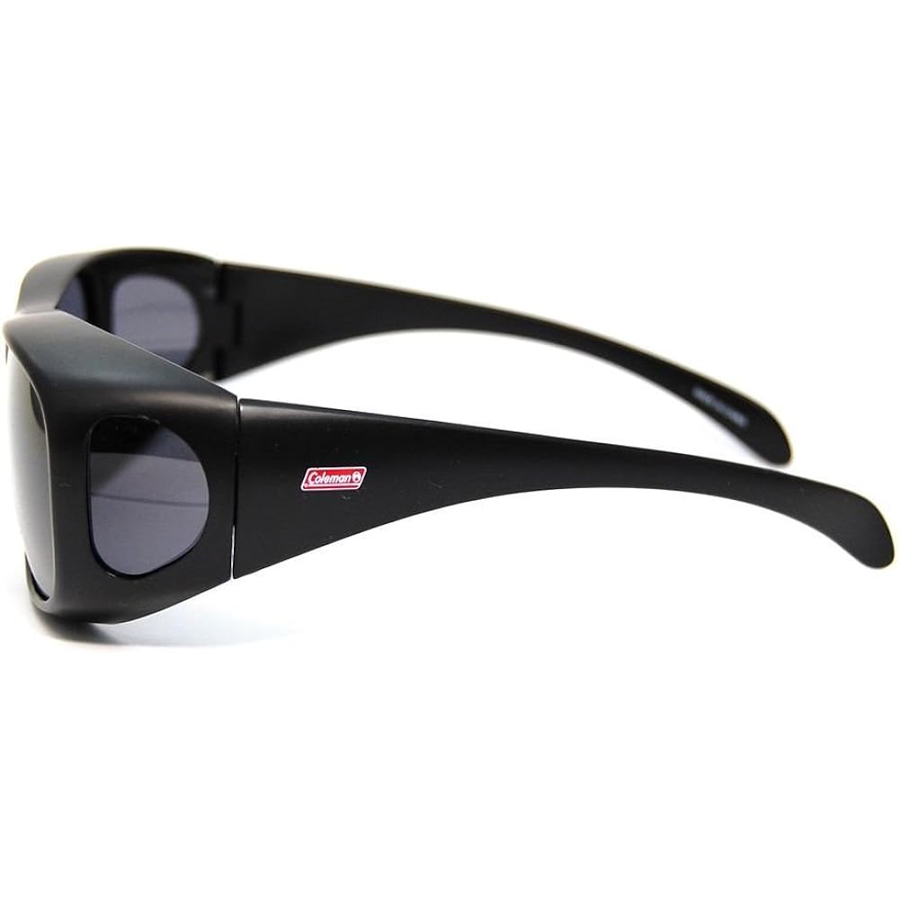 Coleman Outdoor Sunglasses Polarized Lenses CM-4019-1 99% UV Cut Over Glass Type (Compatible with Glasses) Triacetate CM-4019-1