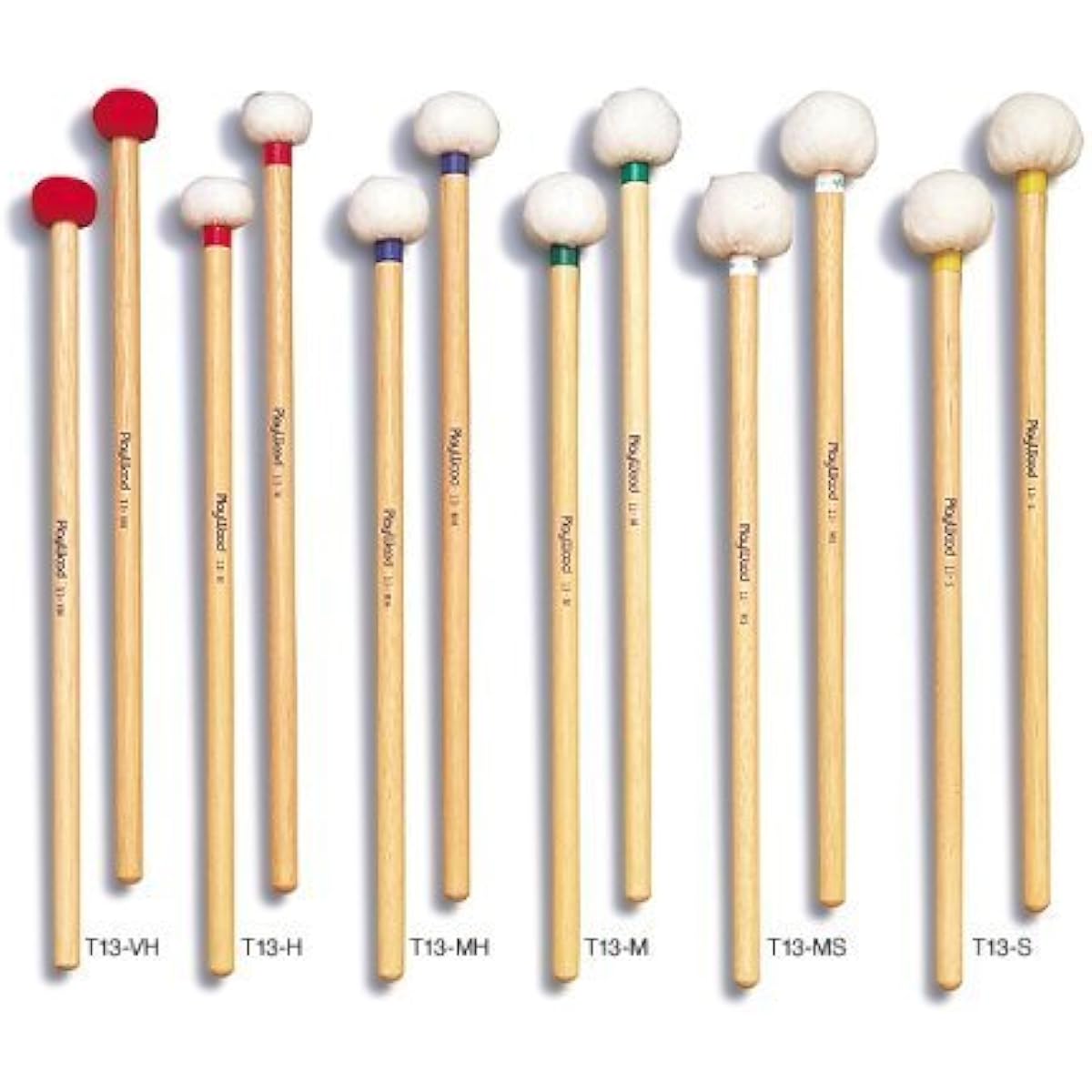 PLAY WOOD Timpani Mallet T-13 (Set of 6 types)