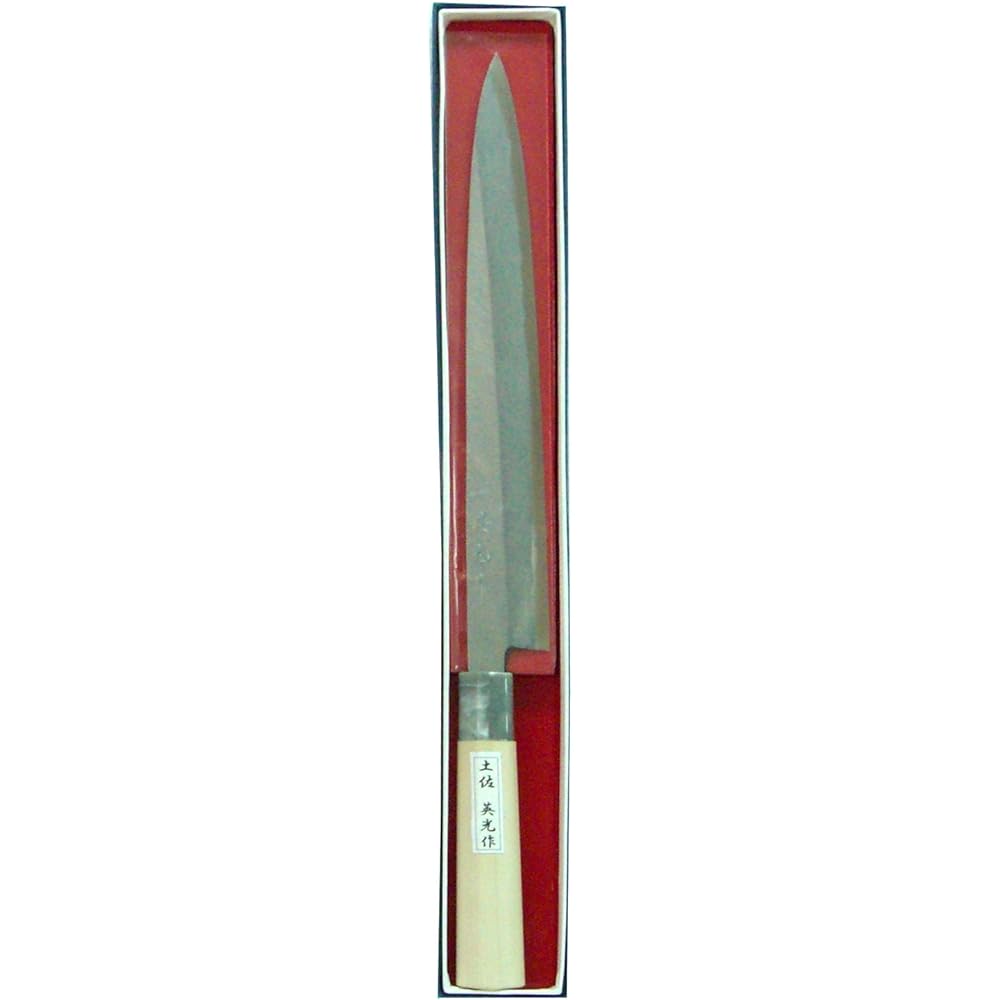 Tosa Knives Distribution Center Knife Masao Polished Single Edge White Steel No. 2 Marble Handle 230mm