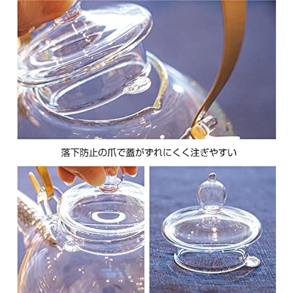 Glass Studio Craft-U (Craft U) Round Pot 0.5L [Made in Japan]