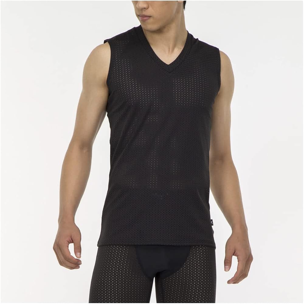 [Mizuno] Tennis Wear Dry Aeroflow Inner Shirt Sleeveless High Breathability Stretch 62JA2055