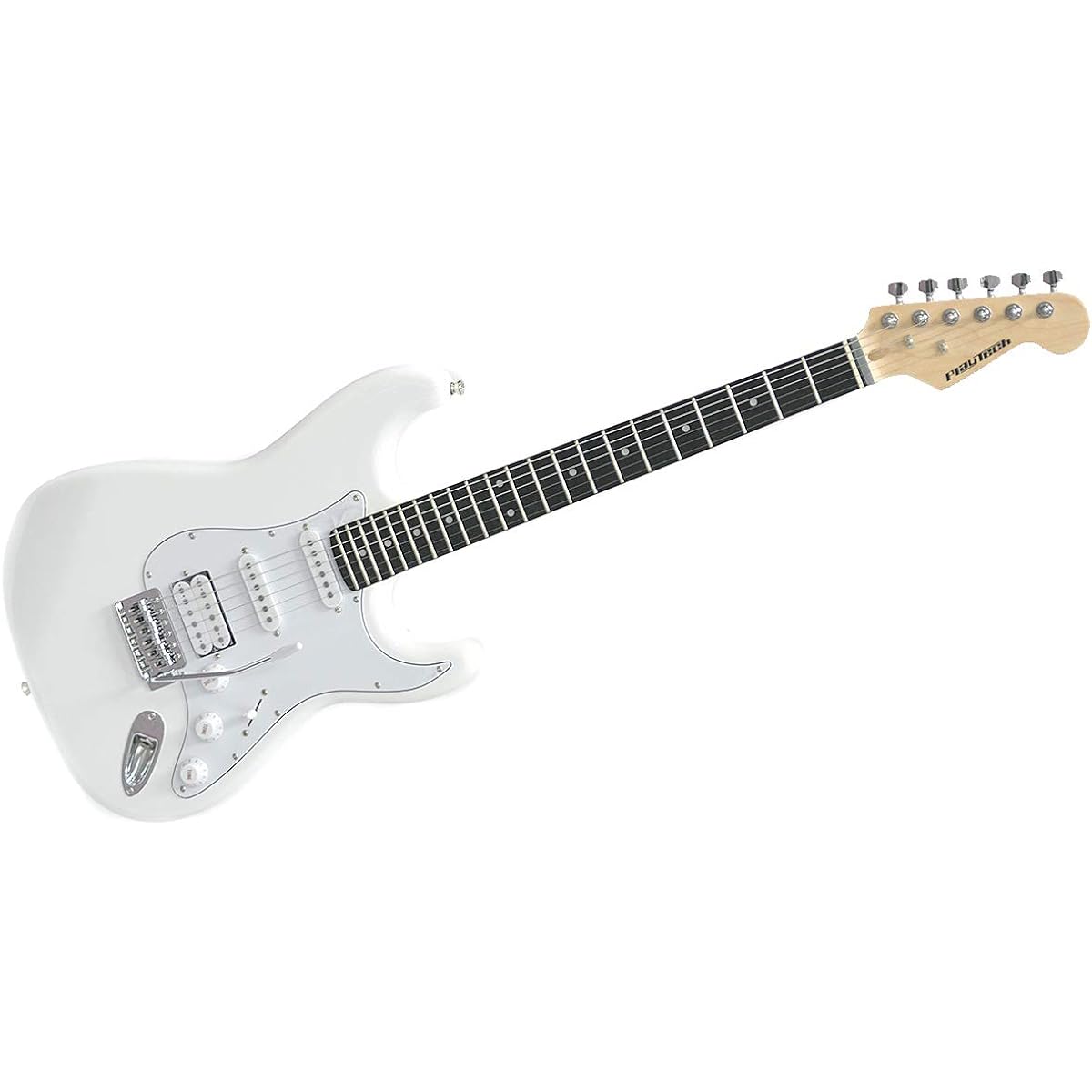 PLAYTECH Electric Guitar ST250SSH Rose White