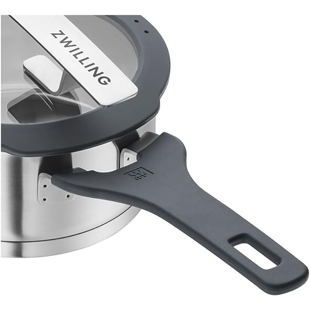 Zwilling "Simplify Saucepan 16cm (with Glass Lid)" One Hand Pot Stainless Steel 3 Layer Bottom Structure IH Compatible 1.5L 10 Year Warranty [Authorized Japanese Product] SIMPLIFY 66875-160